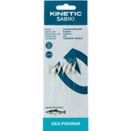 Kinetic Náväzec Sabiki SilverStrike Fishskin Flash 150 cm