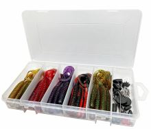 Savage Gear Set Nástrah Rib Worm Kit Mix Colors 60 ks