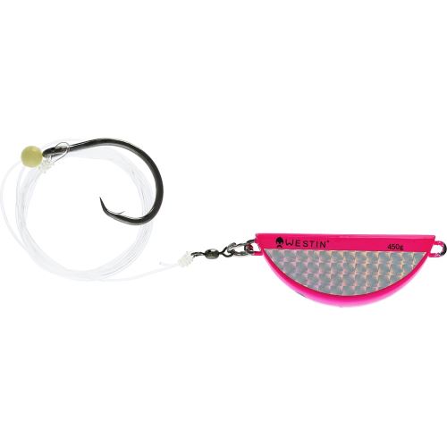 Westin Náväzec Halibut Anti Twist Rig Circle  Hook Pink Flash