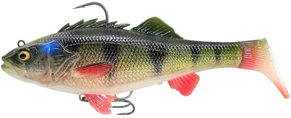 Savage gear gumová nástraha 3d perch rtf fs perch - 12,5 cm 37 g