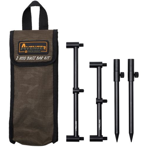 Prologic Set Vidličiek A Hrázd Avenger Rod Buzz Bar Kits Carrycase 2