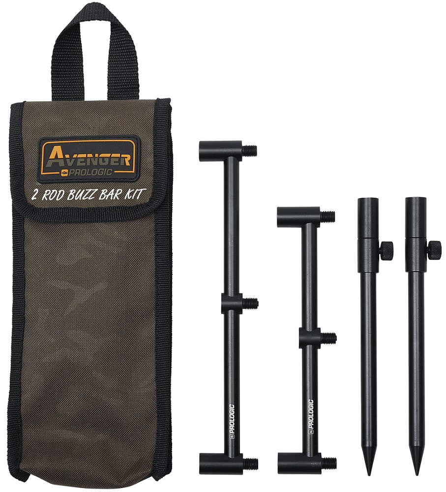 Prologic set vidličiek a hrázd avenger rod buzz bar kits carrycase 2