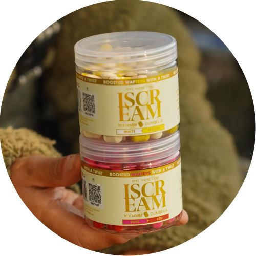 One More Cast Wafters Boosted Fluoro Wafters iScream 100 g 10x14 mm