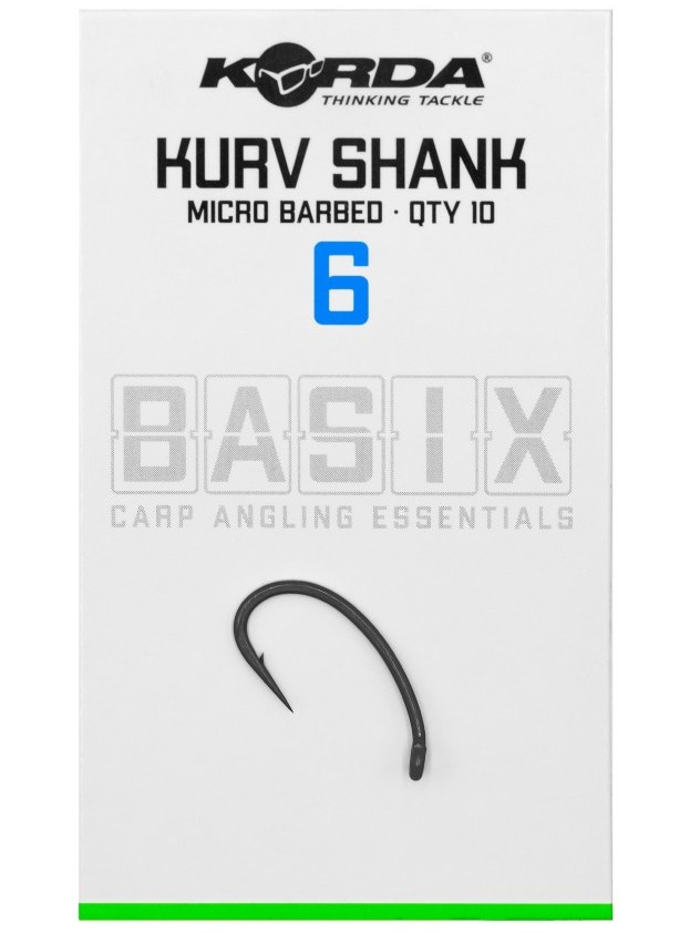 E-shop Korda háčiky basix kurv shank micro barbed - 6