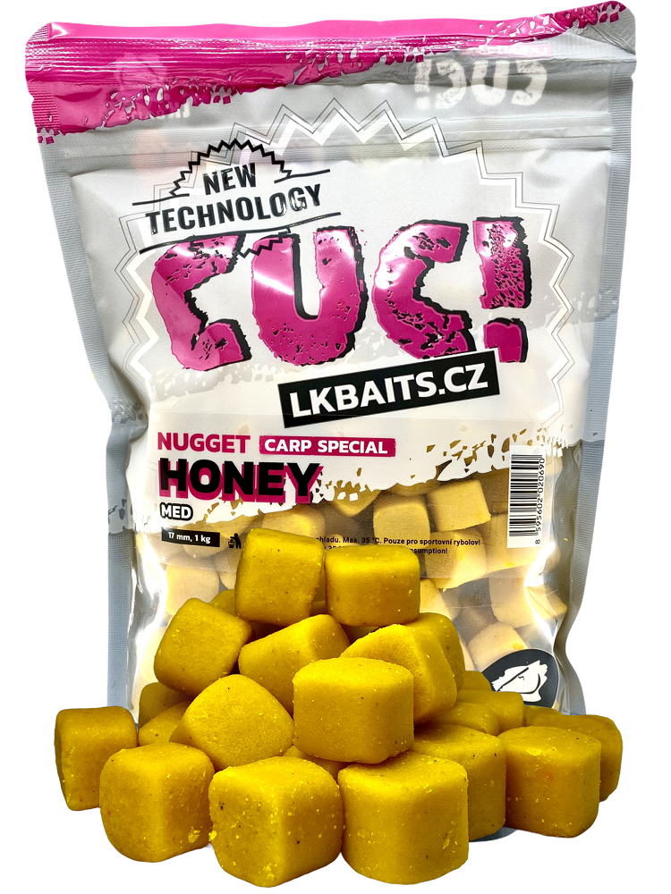 Lk baits cuc nugget carp honey 1 kg - 10 mm