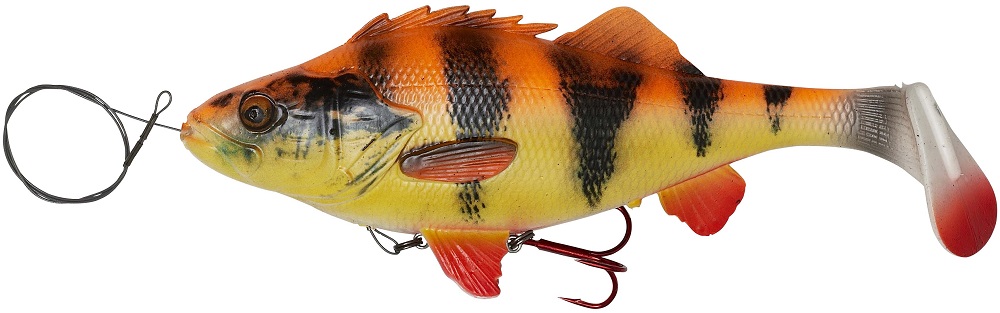 Savage gear gumová nástraha 4d perch shad ss albino-17,5 cm 75 g