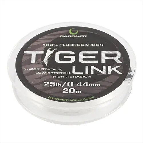 E-shop Gardner fluorocarbonový vlasec tiger link 20 m - 0,43 mm 25 lb