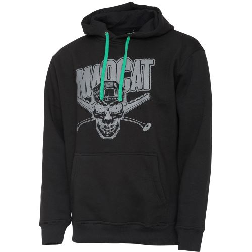 Madcat Mikina Skull Hoodie Black