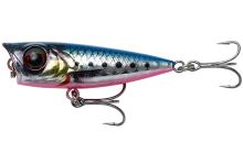 Savage Gear Wobler 3D Minnow Popper Pink Belly Sardine PHP - 4,3 cm 4 g