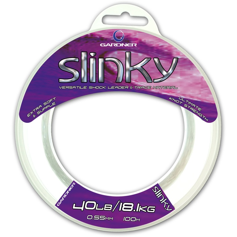 Gardner vlasec slinky clear 100 m-priemer 0,55 mm / nosnosť 18,1 kg