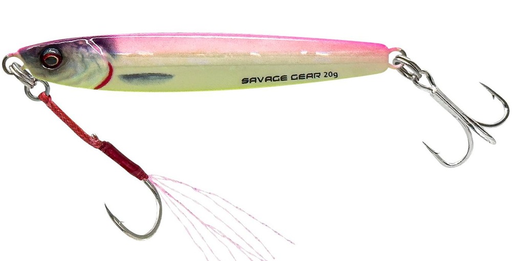 E-shop Savage gear pilkr 3d jig minnow sinking glow pink - 4,6 cm 5 g