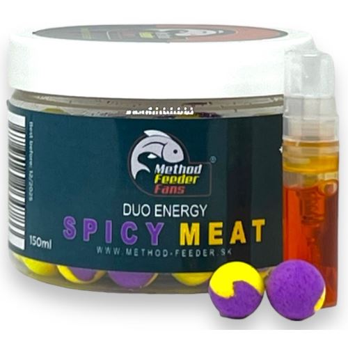 Method Feeder Fans Pop Up Duo Energy 15 mm 150 ml + Sprej Esencia