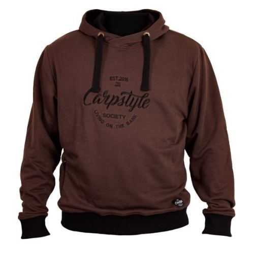 Carpstyle Mikina Brown Fores Hoodie