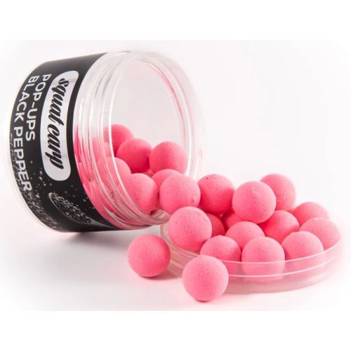 Squat Carp Plávajúce Boilies Pop-Up Black Pepper 60 g