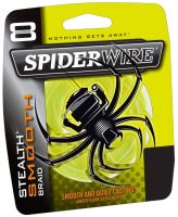 Spiderwire Splietaná šnúra Stealth Smooth 8 žltá-Priemer 0,35 mm / Nosnosť 40,8 kg / Návin 1 m