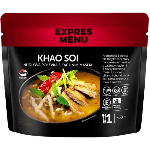 Expres Menu Khao Soi - Rezancová Polievka s Kačacím Mäsom 330 g