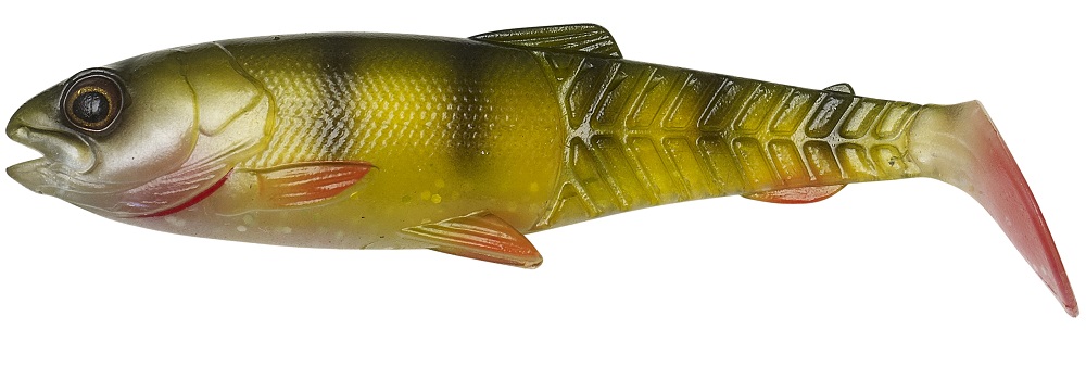 Savage gear gumová nástraha craft cannibal paddletail perch - 10,5 cm 12 g