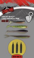 Fox Rage Montáž Drop Shot Micro Ready Rig 3 ks - Veľkosť 4