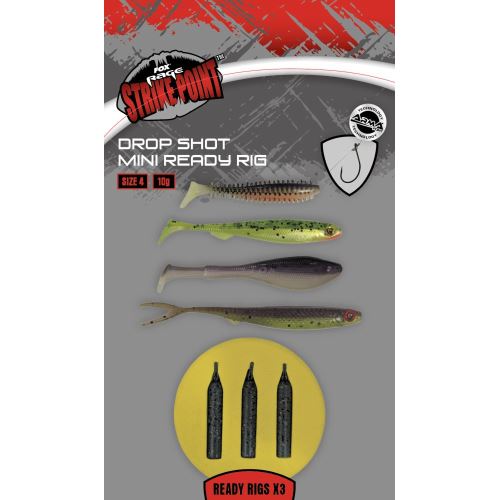 Fox Rage Montáž Drop Shot Micro Ready Rig 3 ks