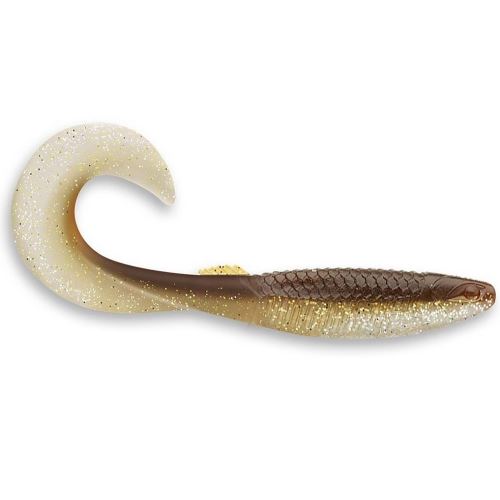 Rapala Gumová Nástraha Crushcity The Curl Brown Silver