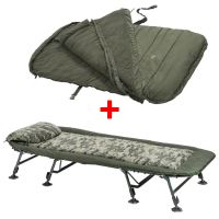 Mivardi Lehátko CamoCODE Air8 + Spací Vak New Dynasty Xtreme