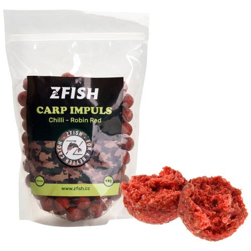 Zfish Boilie Carp Impuls Chilli Robin Red