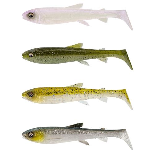 Savage Gear Gumová Nástraha 3D Whitefish Shad Clear Water Mix 4 ks 9 cm 7 g