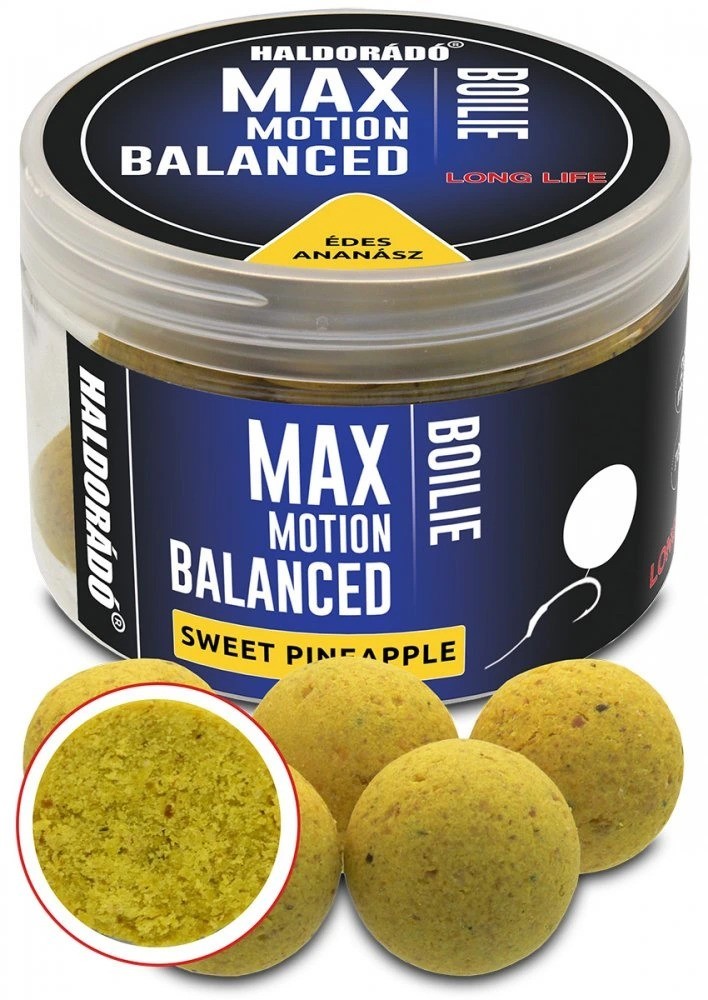 E-shop Haldorádó vyvážené boilies balanced max motion 70 g 20 mm - sladký ananás