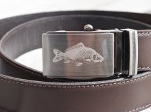 Kožený Spoločenský Opasok Hnedý Kapor