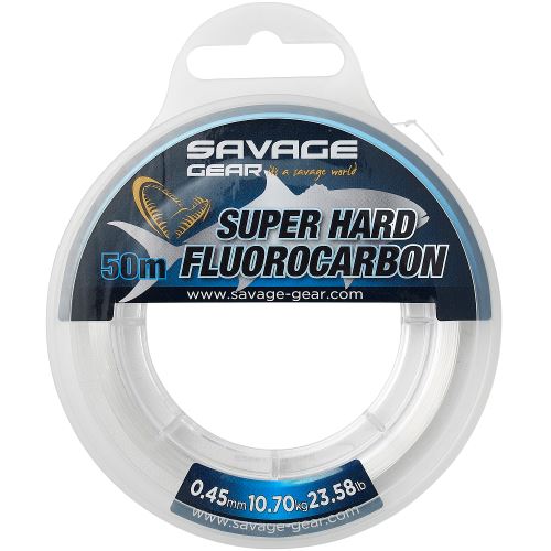 Savage Gear Fluorocarbon Super Hard Clear - 50 m 0,68 mm 22,4 kg