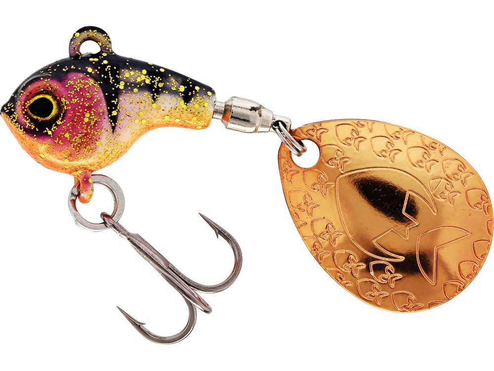 E-shop Westin nástraha dropbite tungsten spin tail jig copper perch - 2 cm 13 g