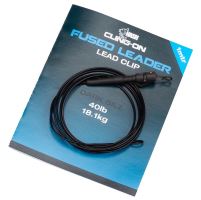 Nash Montáž Cling-On Fused Lead Clip Leader 40lb Silt 1 m Nash Montáž Cling-On Fused Lead Clip Leader 40lb Silt 1 m