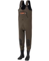 Scierra Brodiace Nohavice Kenai Neo 4 mm Chest Bootfoot Felt Brown