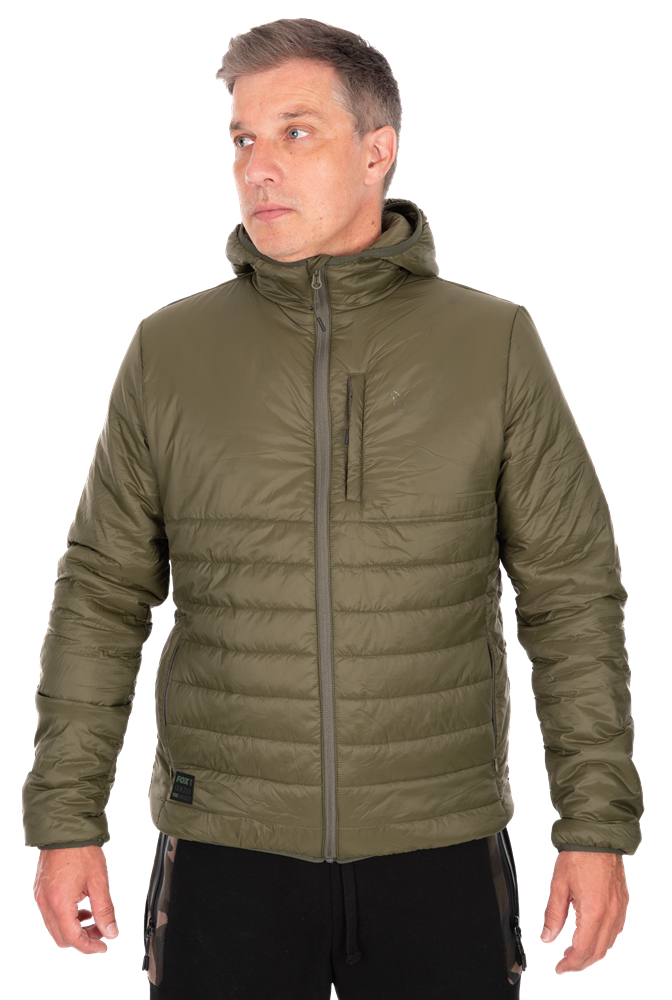 E-shop Fox bunda olive quilted 100 jacket - m