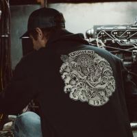 Grundéns Mikina Aegir FZ Hoodie Black (3)