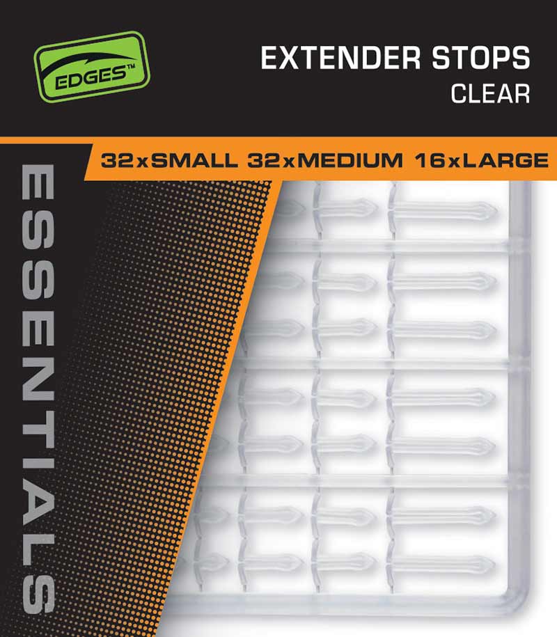 Fox zarážky edges essentials extender stops 2 ks clear