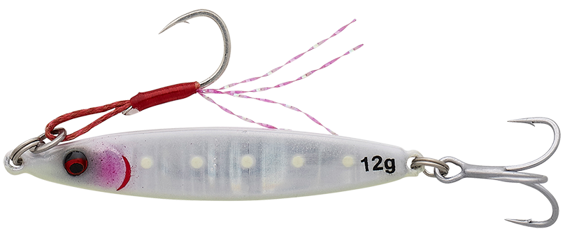 Savage gear flatline tg fs uv white glow - 4 cm 12 g