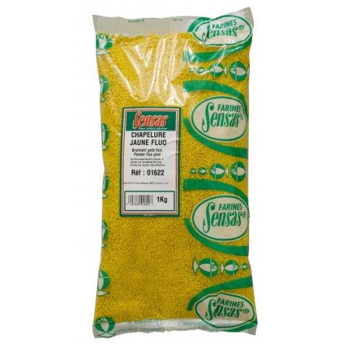 Sensas Anglická Vločka Chapelure Fluo - Jaune 1 kg