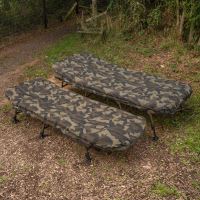 Avid Carp Lehátko Benchmark LevelTech X Bed + Spací Vak Ascent RS Camo XL (20)