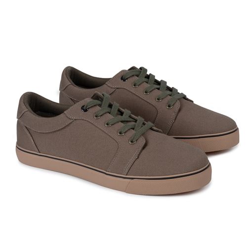 Fox Topánky Khaki Canvas Shoe