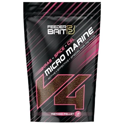 FeederBait Pelety V4 Micro Marine Method Pellet 1,5 mm 800 g