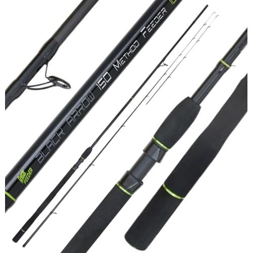 Sensas Prút Black Arrow Method Feeder 150 3 m 50 g 2+2 Diely