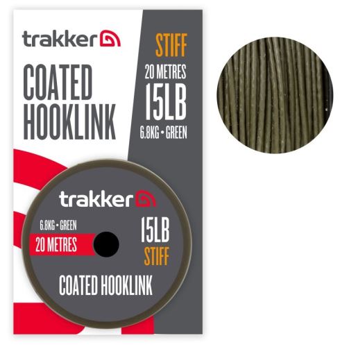 Trakker Náväzcová Šnúra Stiff Coated Hooklink 20 m