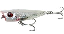 Savage Gear Wobler 3D Minnow Popper Crystal White - 4,3 cm 4 g