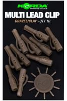 Korda Závesky Multi Lead Clip - Gravel/Clay