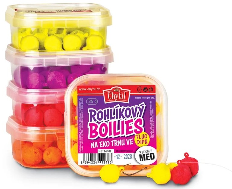 Chytil rohlíkové boilies na eko tŕni fluo 14 mm 35 g - scopex