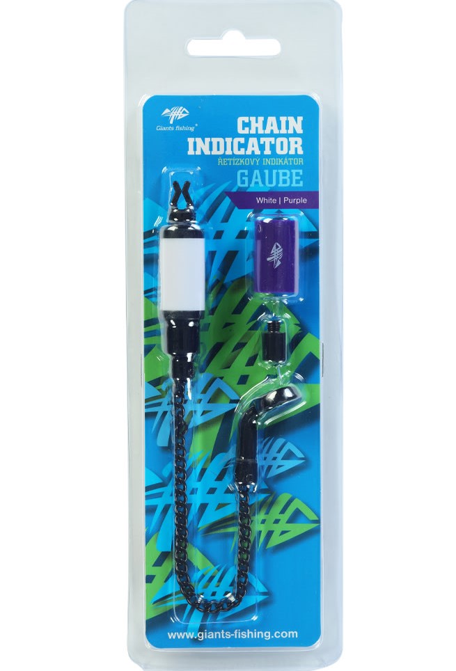 E-shop Giants fishing retiazkový indikátor chain indicator gaube - white/purple