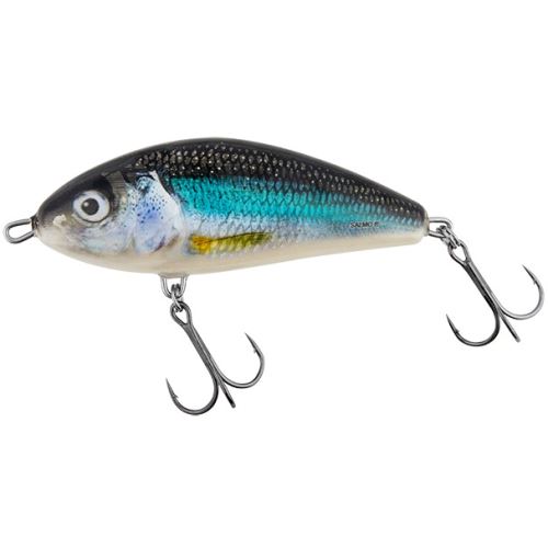 Salmo Wobler Fatso Sinking Spotted Holo Smelt 12 cm