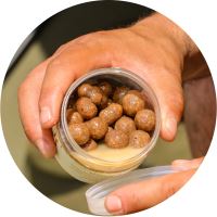 One More Cast Dumbells Nut Sauce Infused Hardened Dumbells iScream 150 g 12x16 mm &amp; 14x18 mm