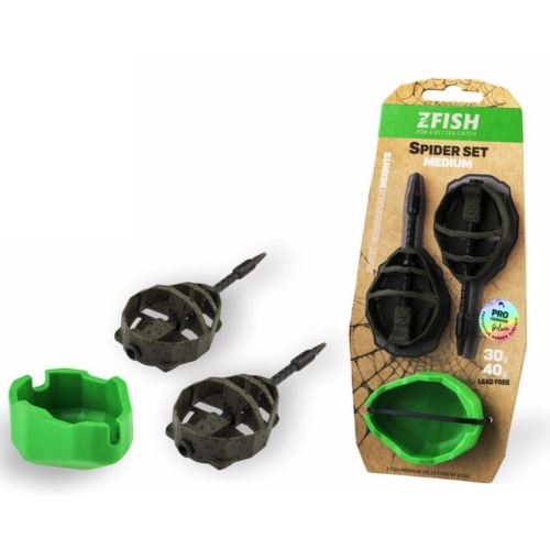 Zfish Sada Method Feeder Spider Medium Set 40+50 g + Formička